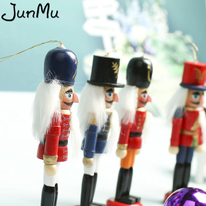 wooden nutcracker christmas tree ornaments