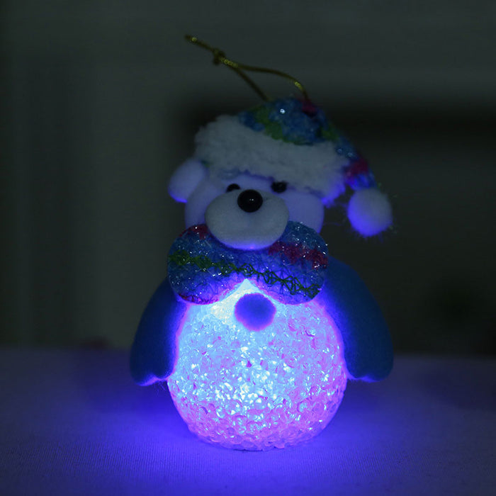 glowing snowman