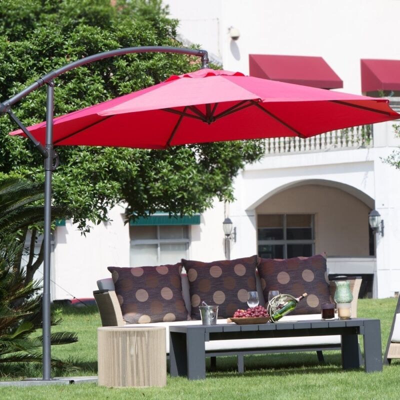 large red umbrella