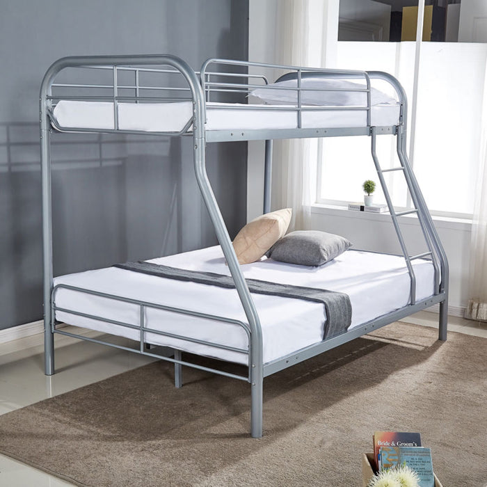 metal frame bunk beds twin over full