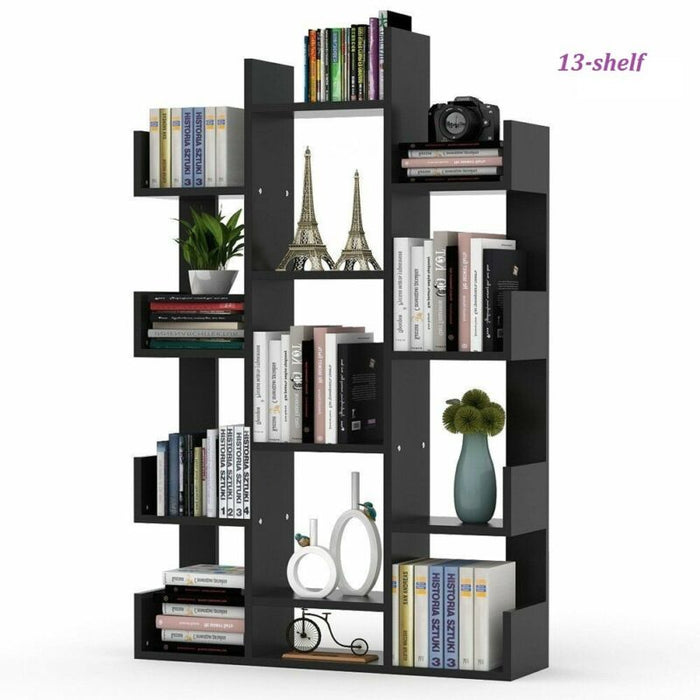 Modern 8 13 Shelf Tree Bookshelf For Records Books Toyzor