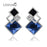 Brincos Vintage Square Crystal Earrings - Toyzor.com