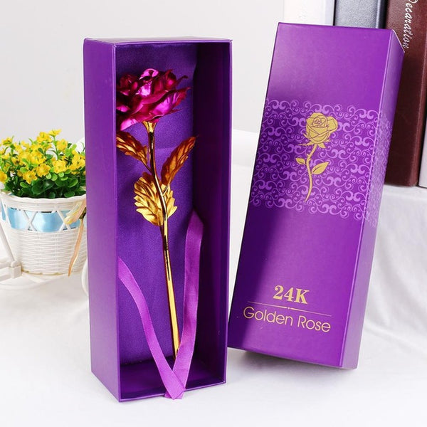 Golden Rose The 24 Karat Gold Rose GiftEnvy