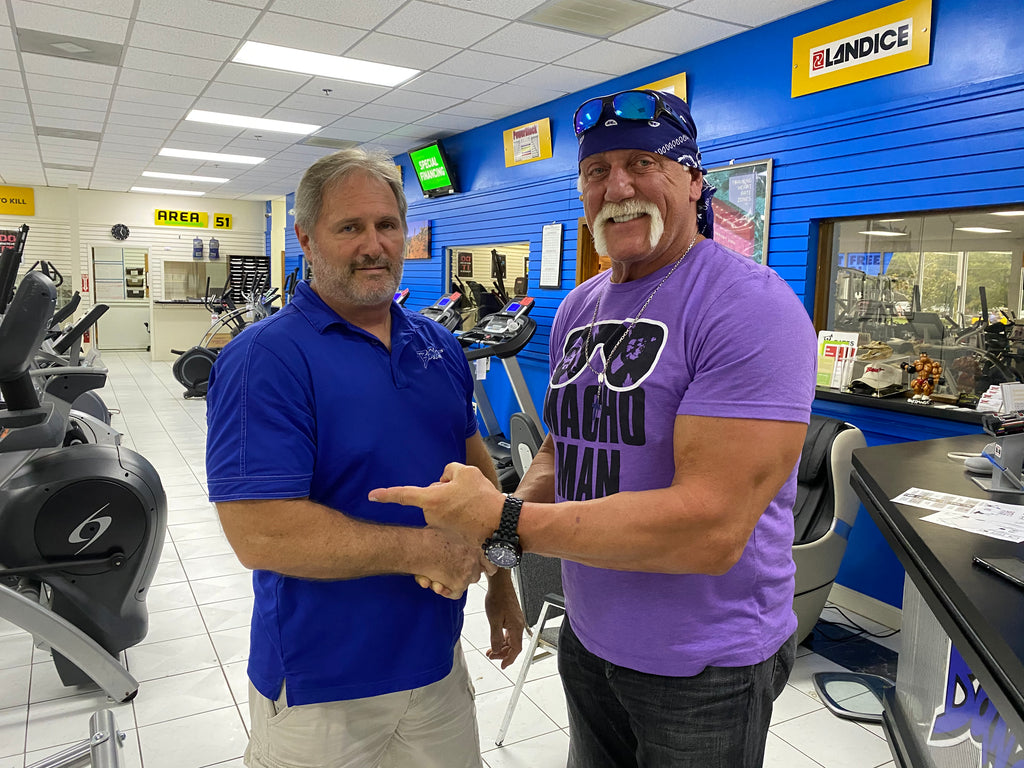 Jeff Poses with Hulk Hogan
