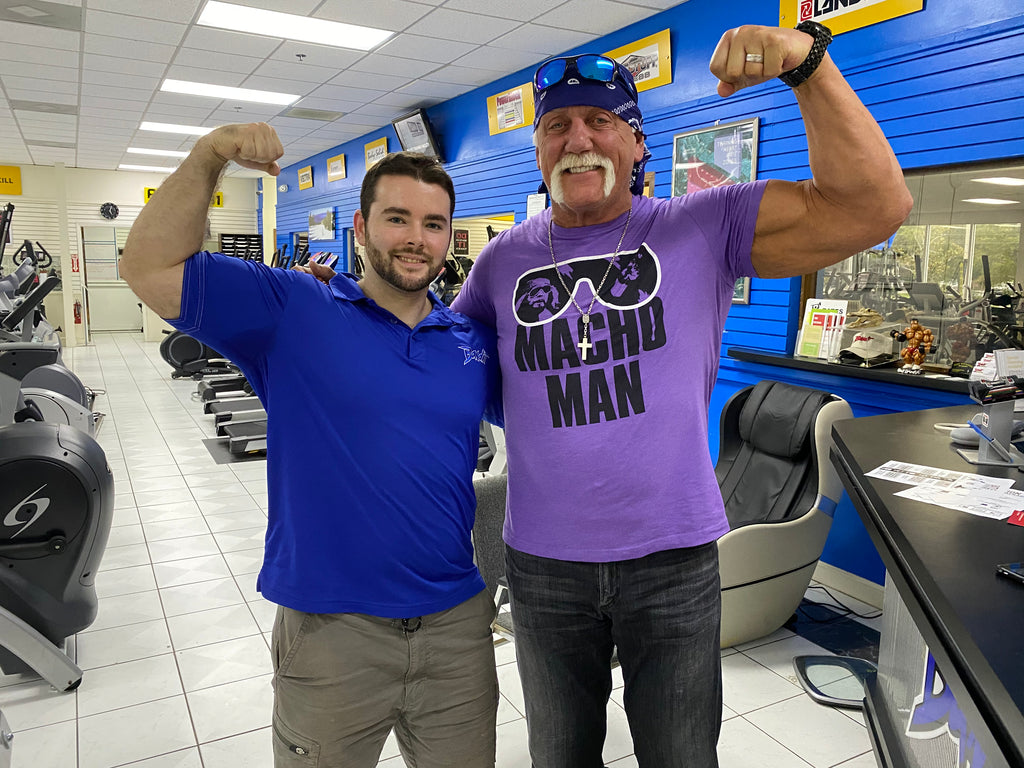Jake poses with Hulk Hogan