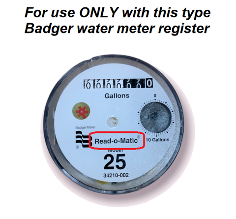 For Badger Read-o-Matic Generator Registers only.