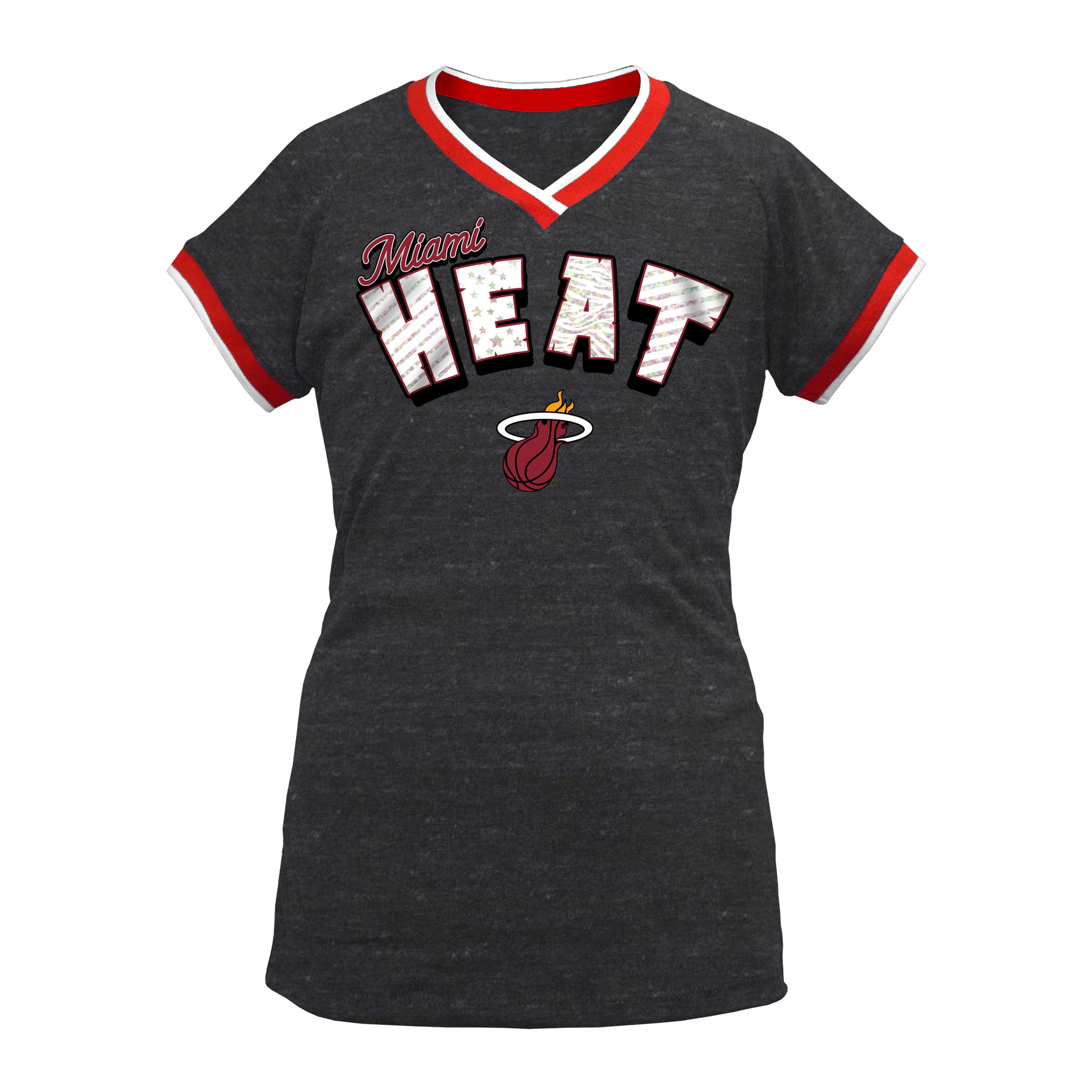 New ERA Miami HEAT Girls Short Sleeve 