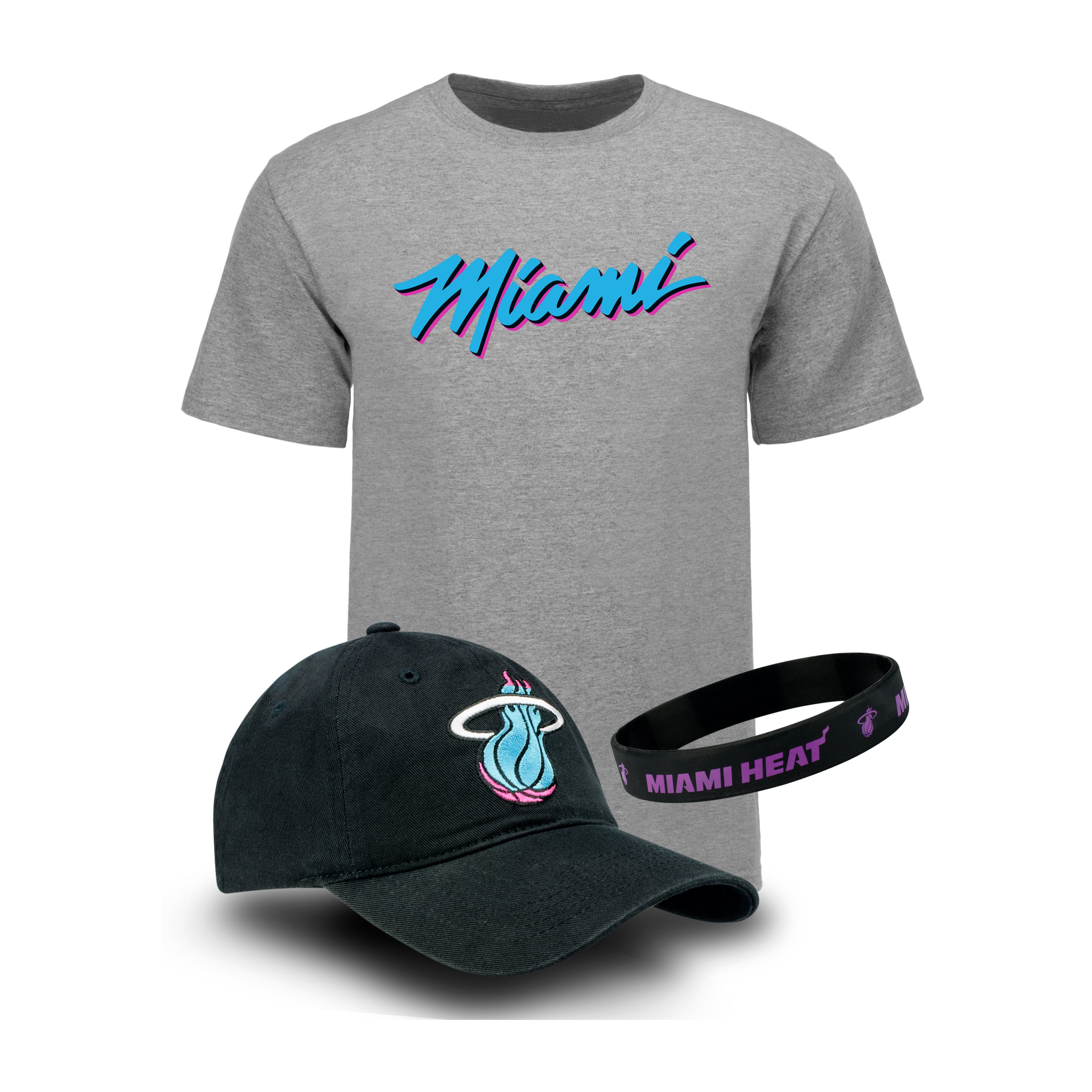 Miami HEAT Vice Nights Youth Hat/Tee 