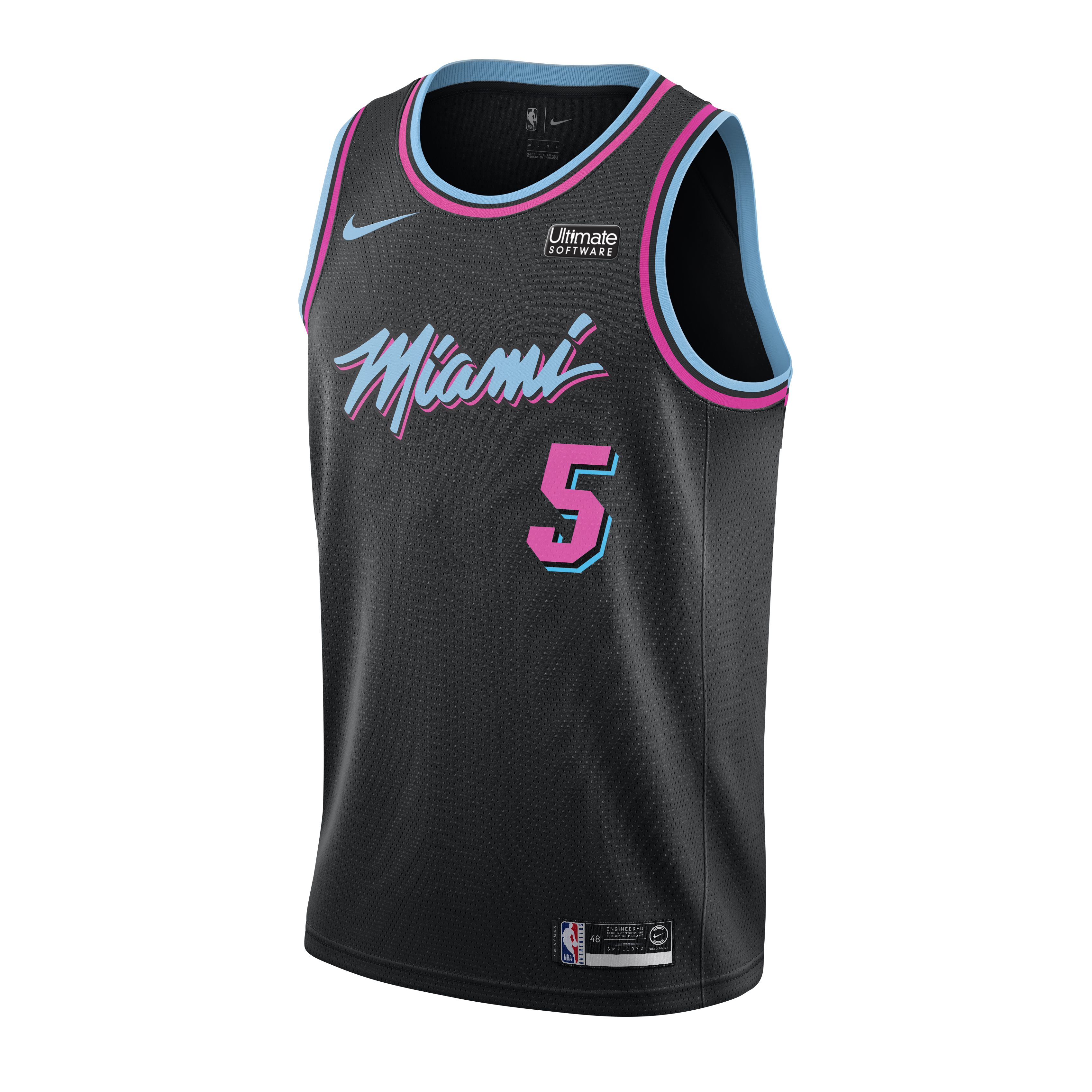 miami heat jersey black and white