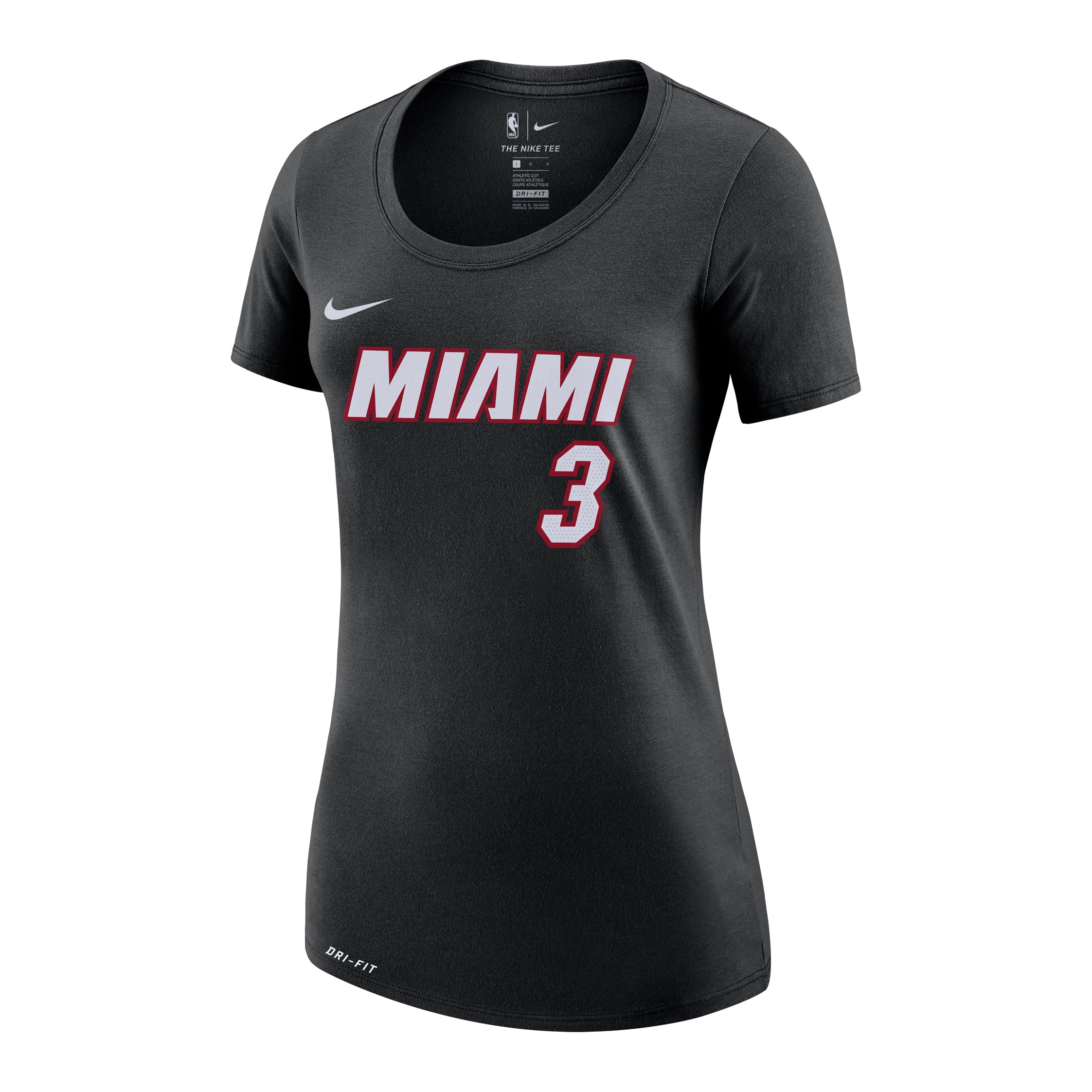 Dwyane Wade Nike Ladies Icon Black Name 