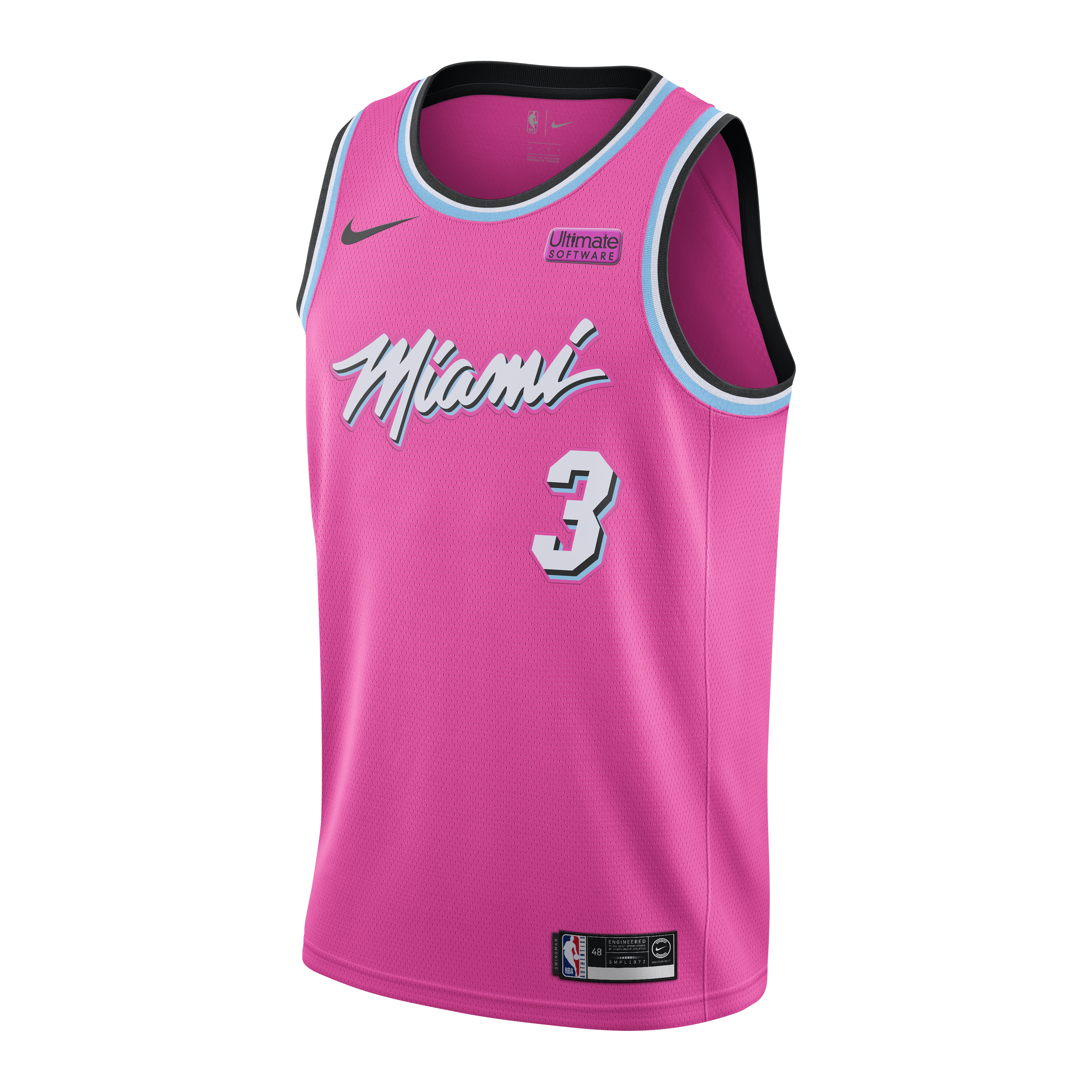 d wade miami vice jersey pink