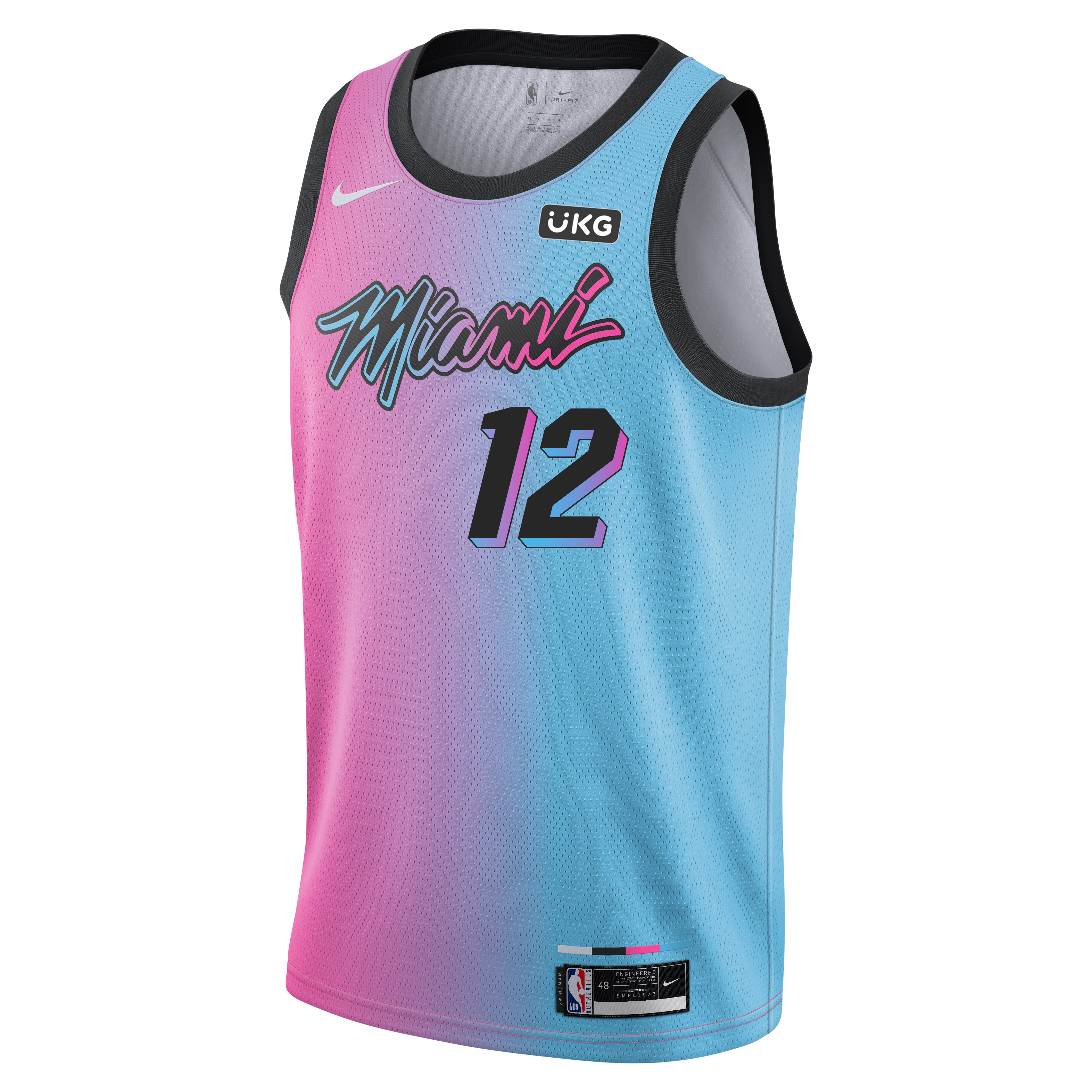 pink and blue jersey