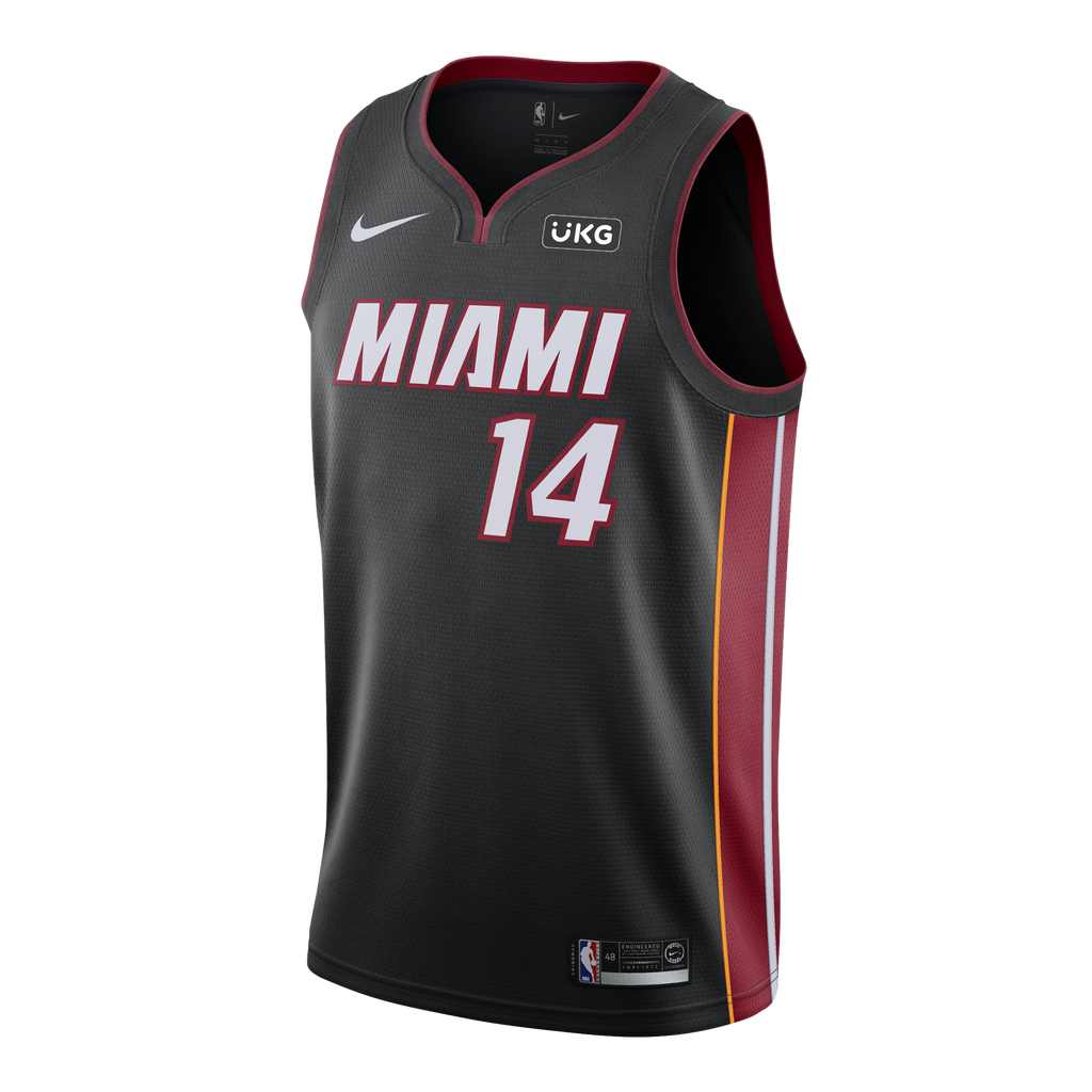 Download Tyler Herro Nike Icon Black Swingman Jersey - Miami HEAT Store