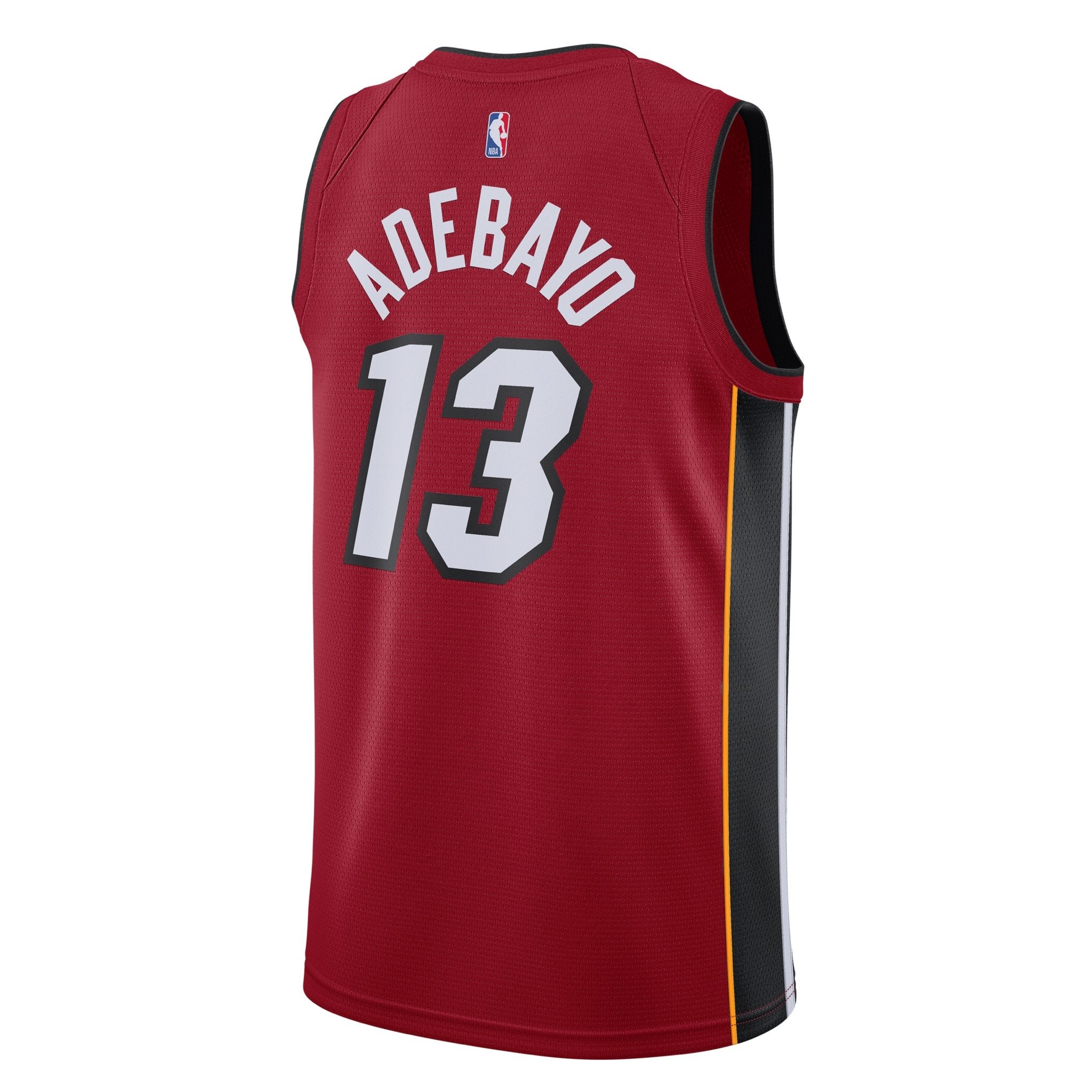 Bam Adebayo Jordan Brand Statement Red Swingman Youth Jersey – Miami ...