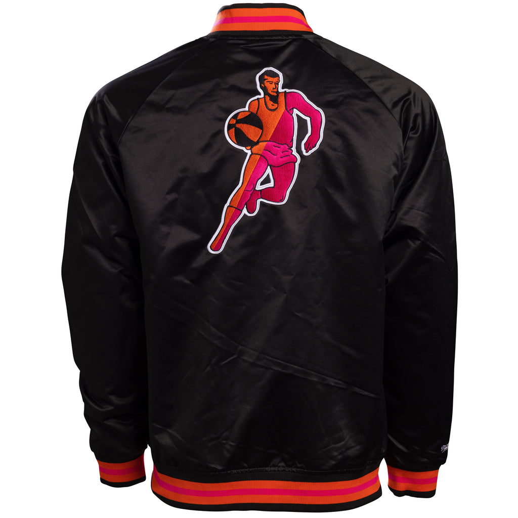 Court Culture X Mitchell and Ness Floridians Black Satin Jacket