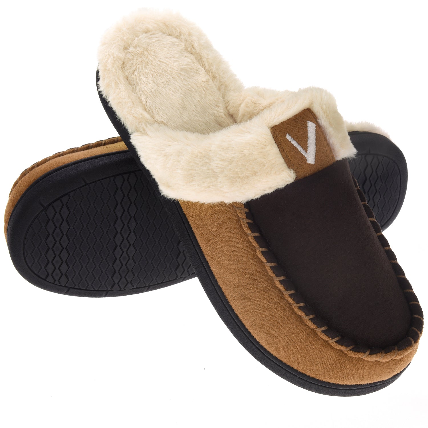 mens fluffy slippers