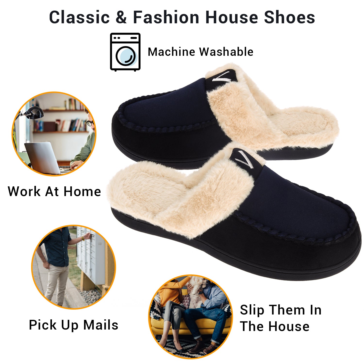 warm fuzzy house slippers