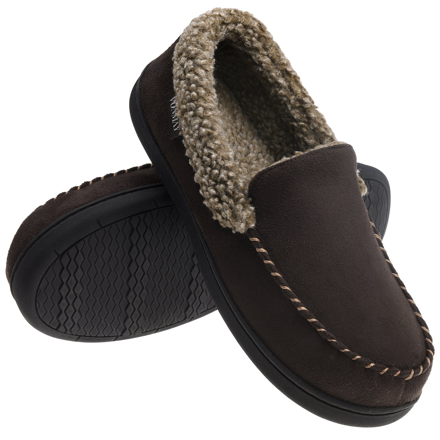 mens moccasin house shoes