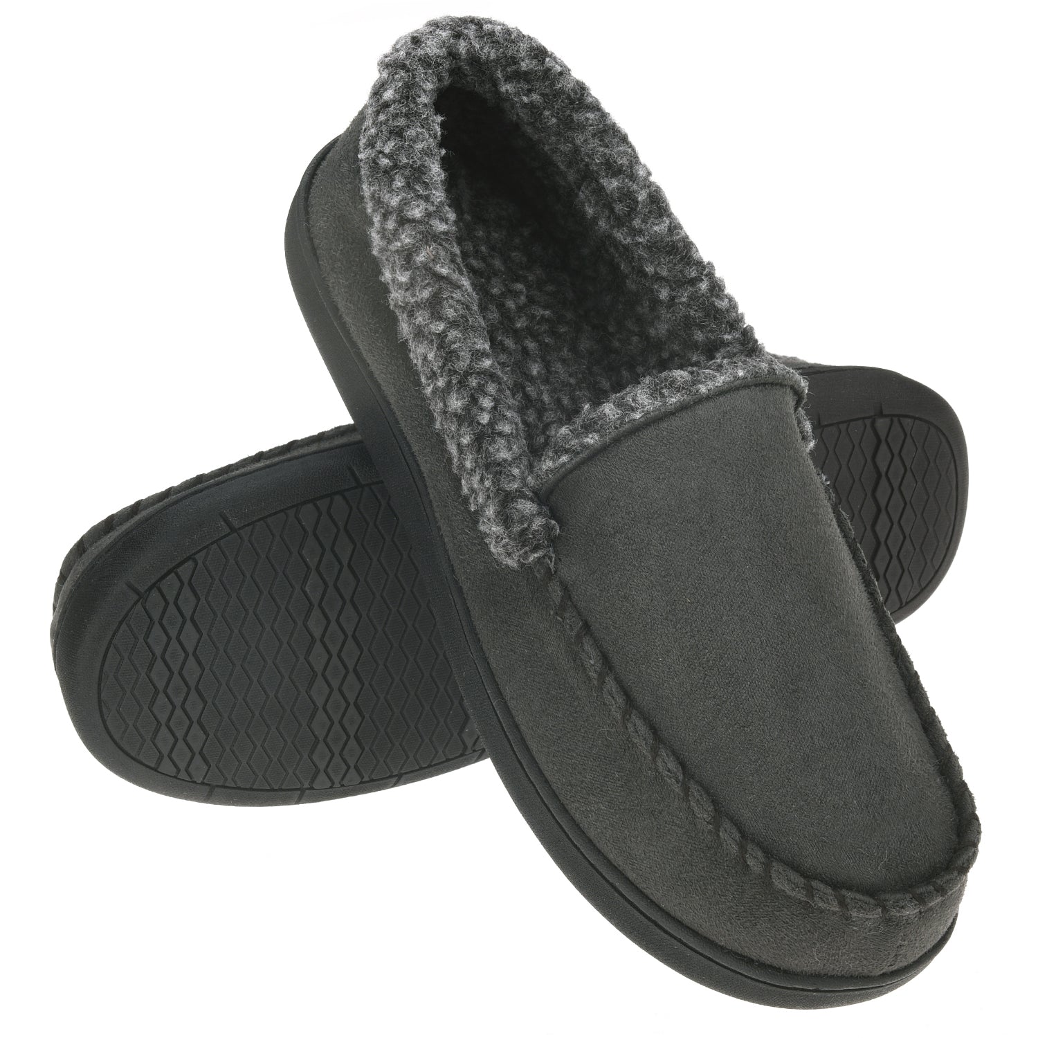 memory foam moccasin slippers
