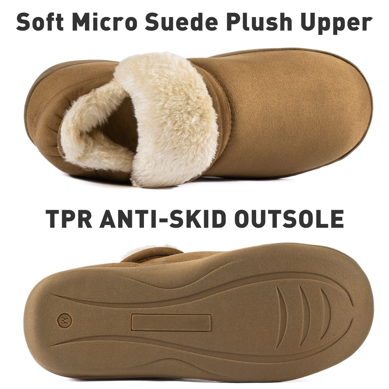 memory foam slipper boots