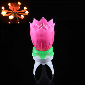 Musical Candle Lotus Flower Supershopsalecom