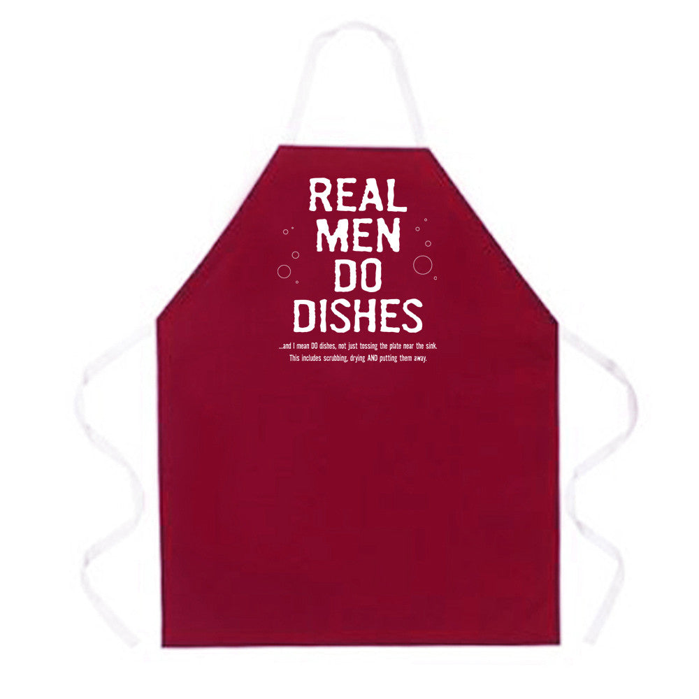 Attitude Apron Real Men Do Dishes - LA IMPRINTS