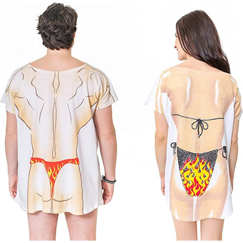 LA Imprints Fantasy Coverup Classic Couple's Bikini Bathing Suit