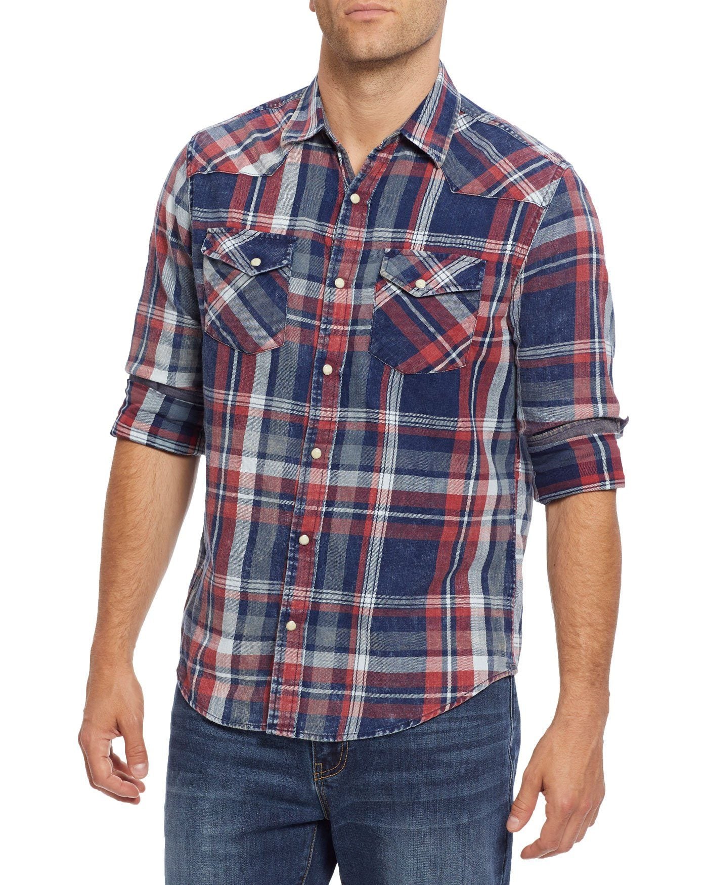 western style snap button shirts