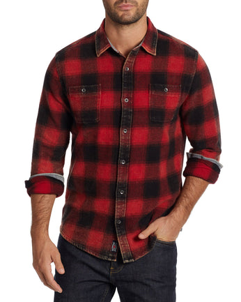 SHAW VINTAGE WASHED FLANNEL SHIRT