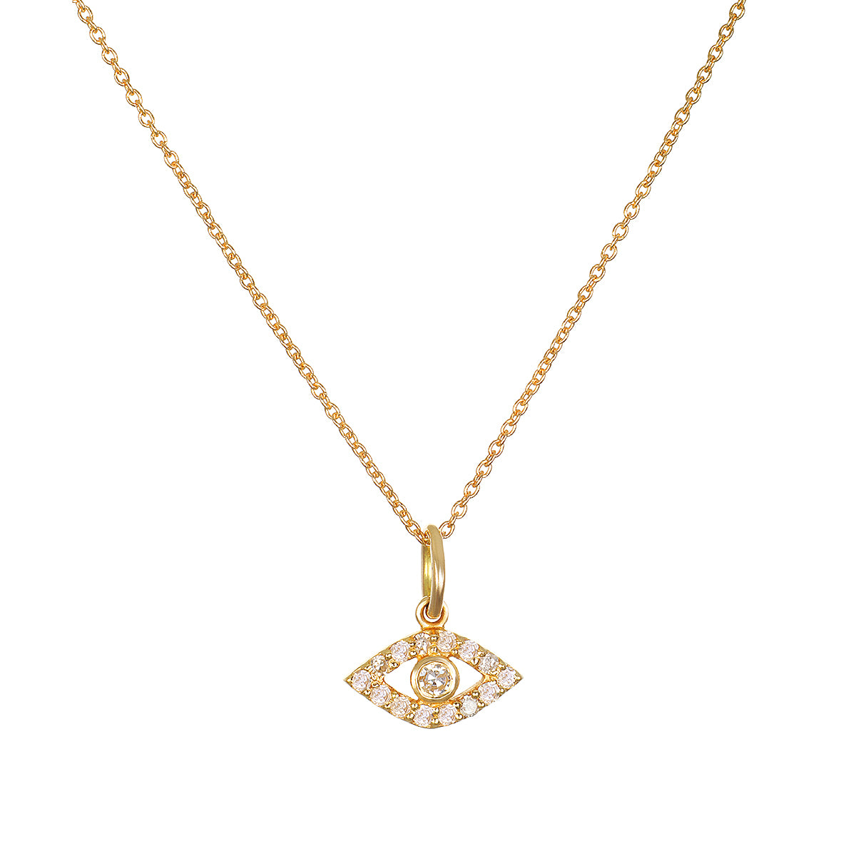 Forever Guardian 14kt Gold Diamond Necklace