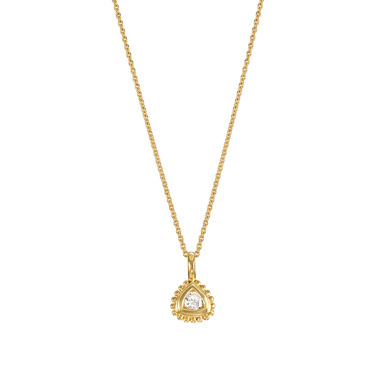 Incandescent Spirit 14kt Gold Diamond Necklace聽