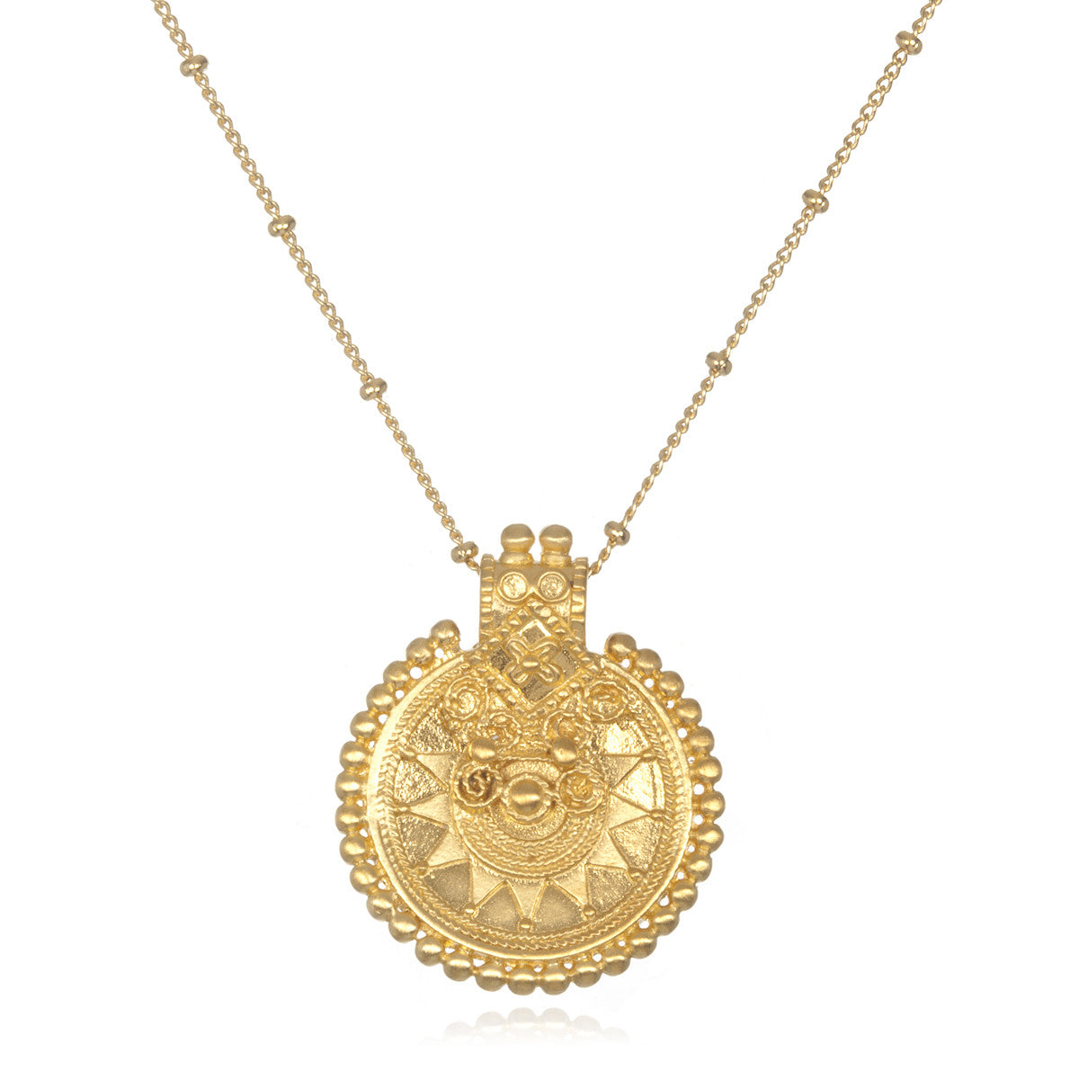 Gold Mandala Necklace– Satya Online