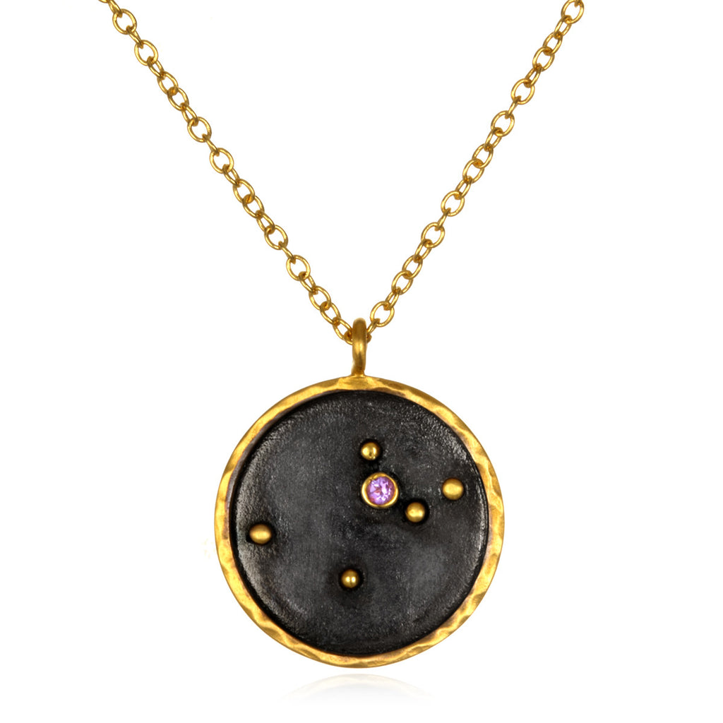 Aquarius Zodiac Necklace – Satya Jewelry