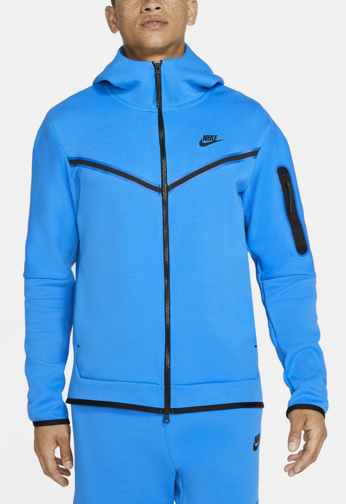 Nike Tech Fleece Set Signal Blue Laced.