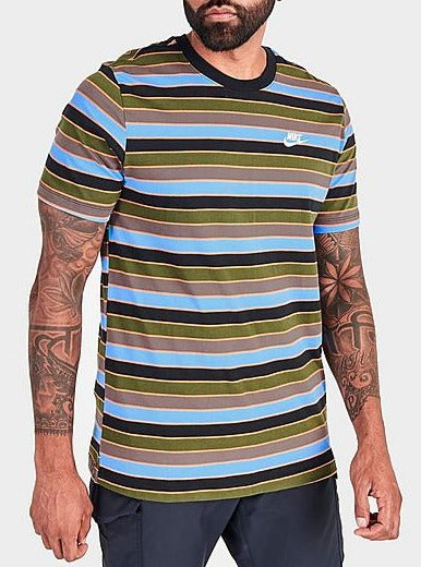 Men's Nike Sportswear Club Striped T-Shirt