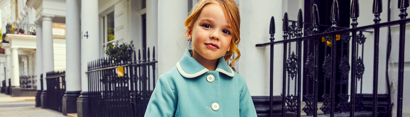 Luxury baby coats luxury baby accessories by Britannical luxury children's coats luxury kids coats luxury children's clothing made in britain The Great British Baby Company