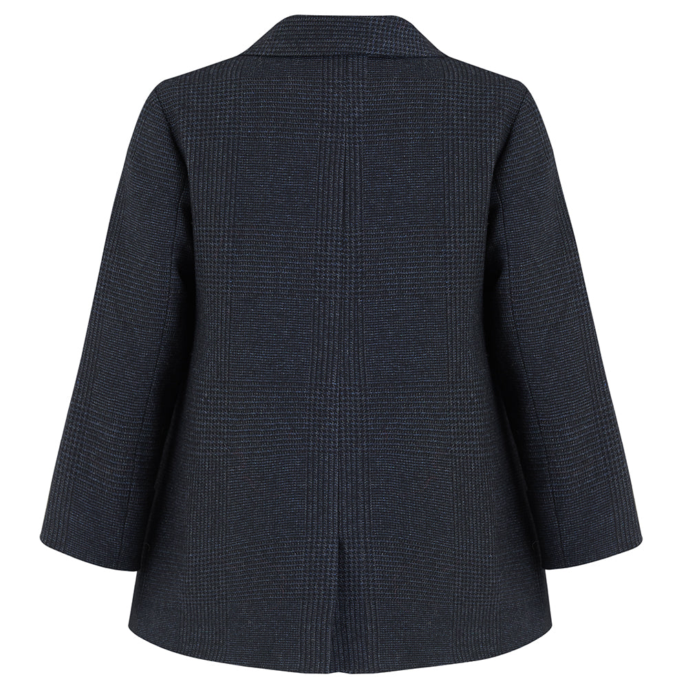 Navy Boys Coat (The Pimlico) Prince of Wales Navy – Britannical