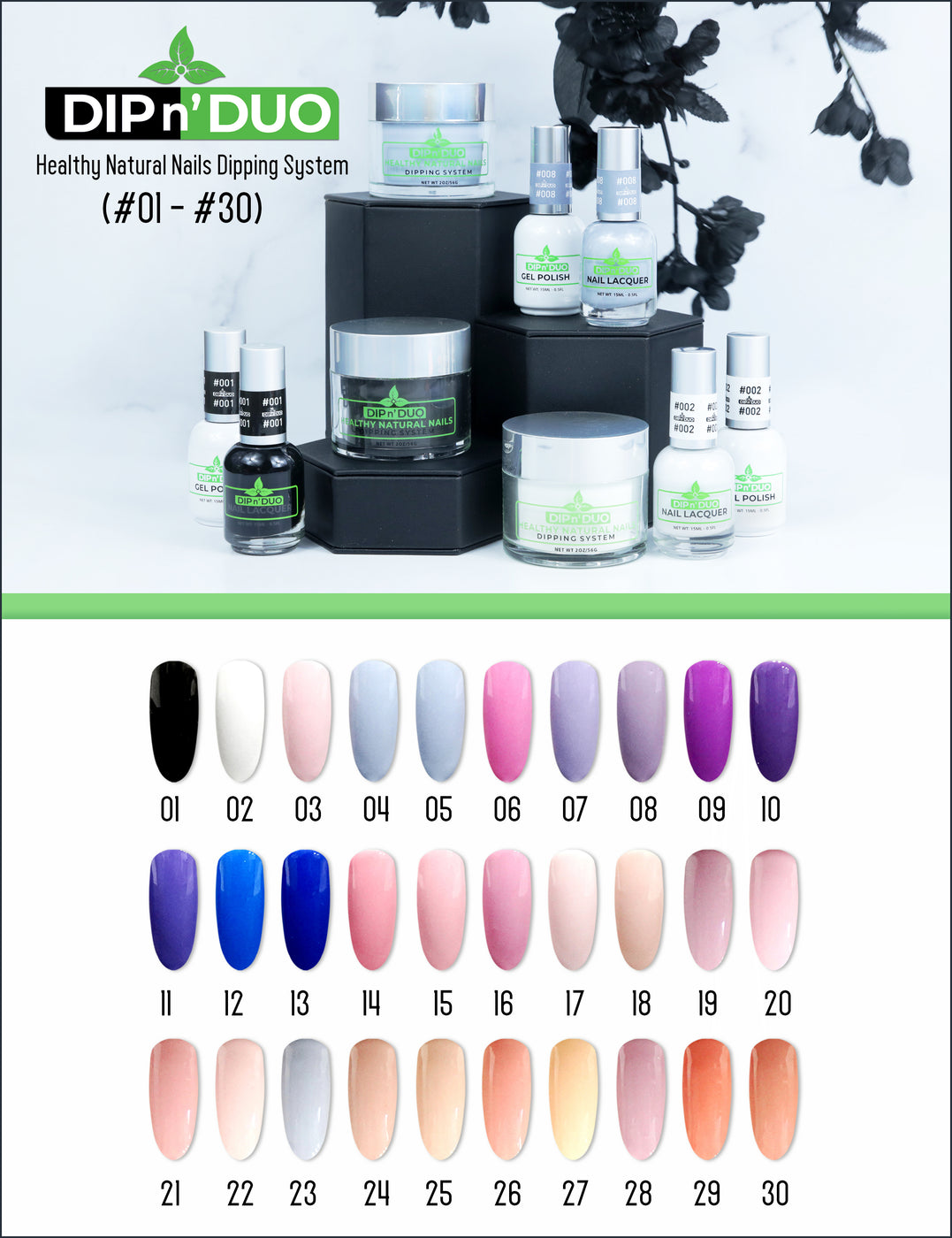 DIP n' DUO 4in1 Matching Color 001030 — Nailsjobs by Zurno