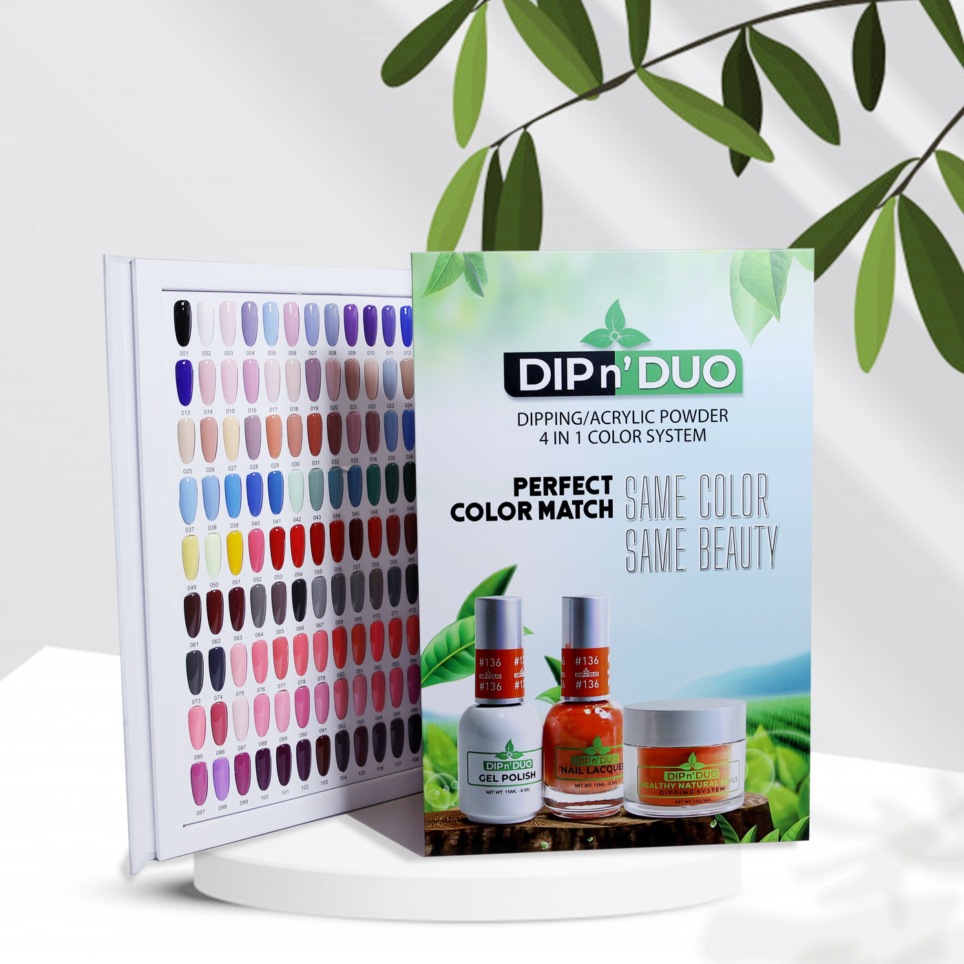 DIP n' DUO Sample/Color Chart Optional — Nailsjobs by Zurno