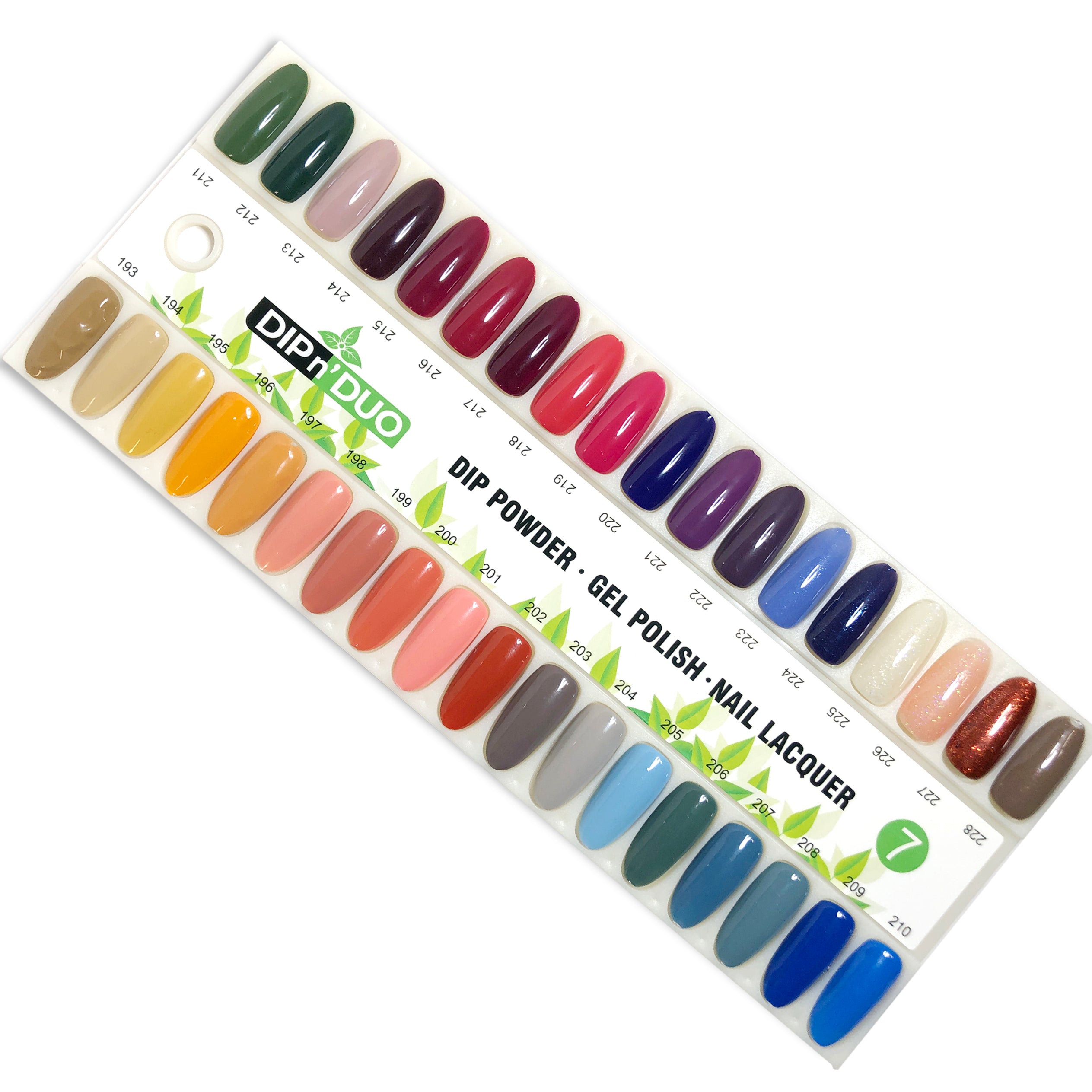 Dip N Duo Samplecolor Chart Optional — Nailsjobs By Zurno 1938