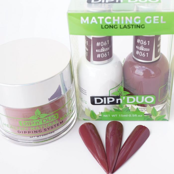 Dip N Duo Healthy Natural Nails Dipping System 4 In 1 Matching 61 9 — Nailsjobs By Zurno 7842