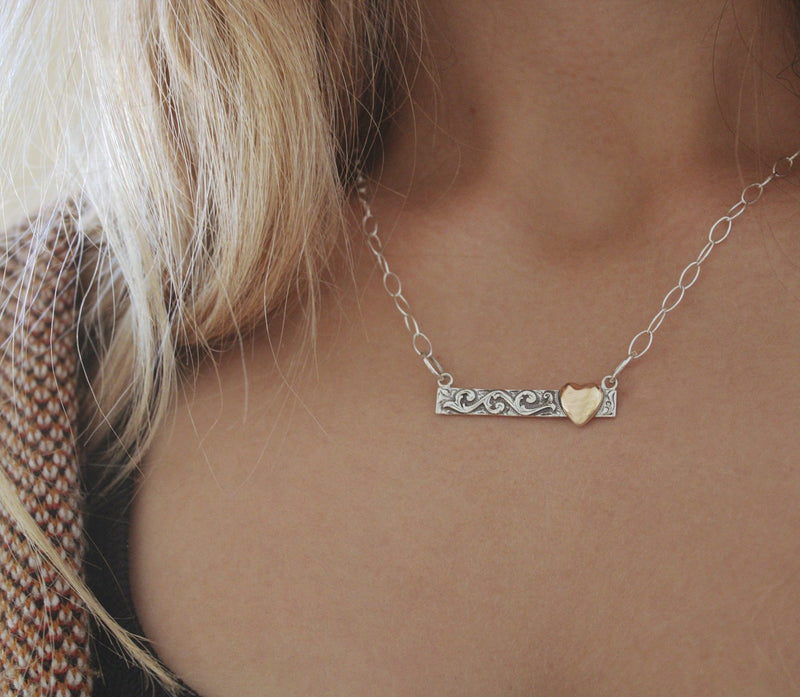 mother's day photo necklace