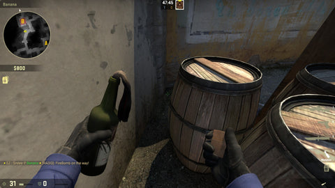 Wrap b on inferno with these two nades #furia #csgo #counterstrike