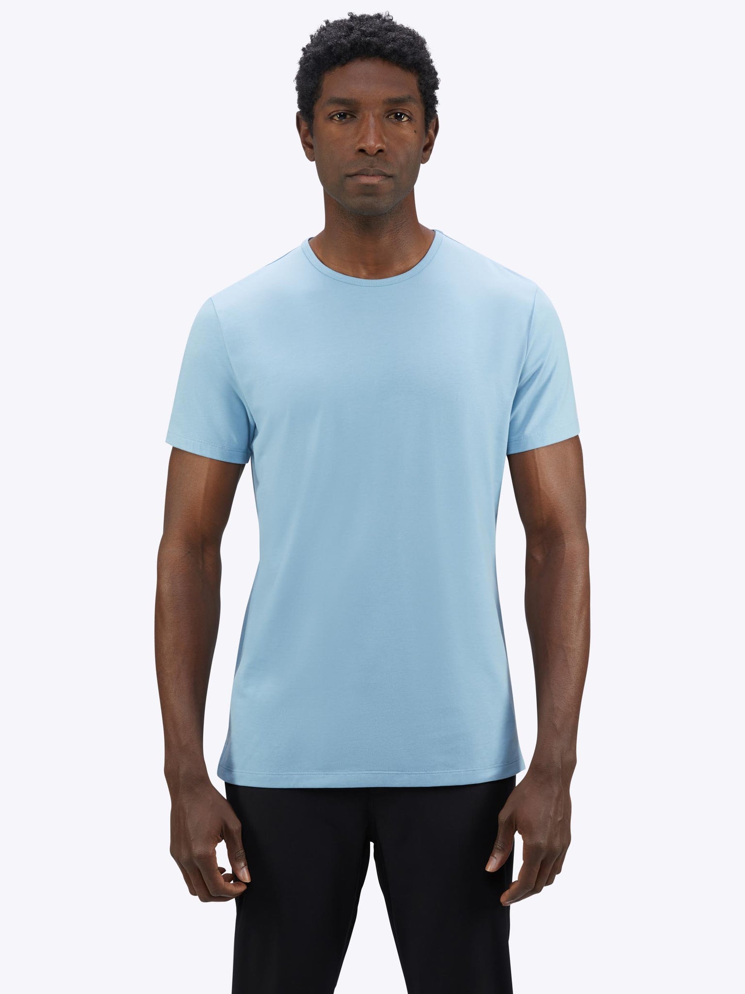 AO Split Hem Tee Mediterranean