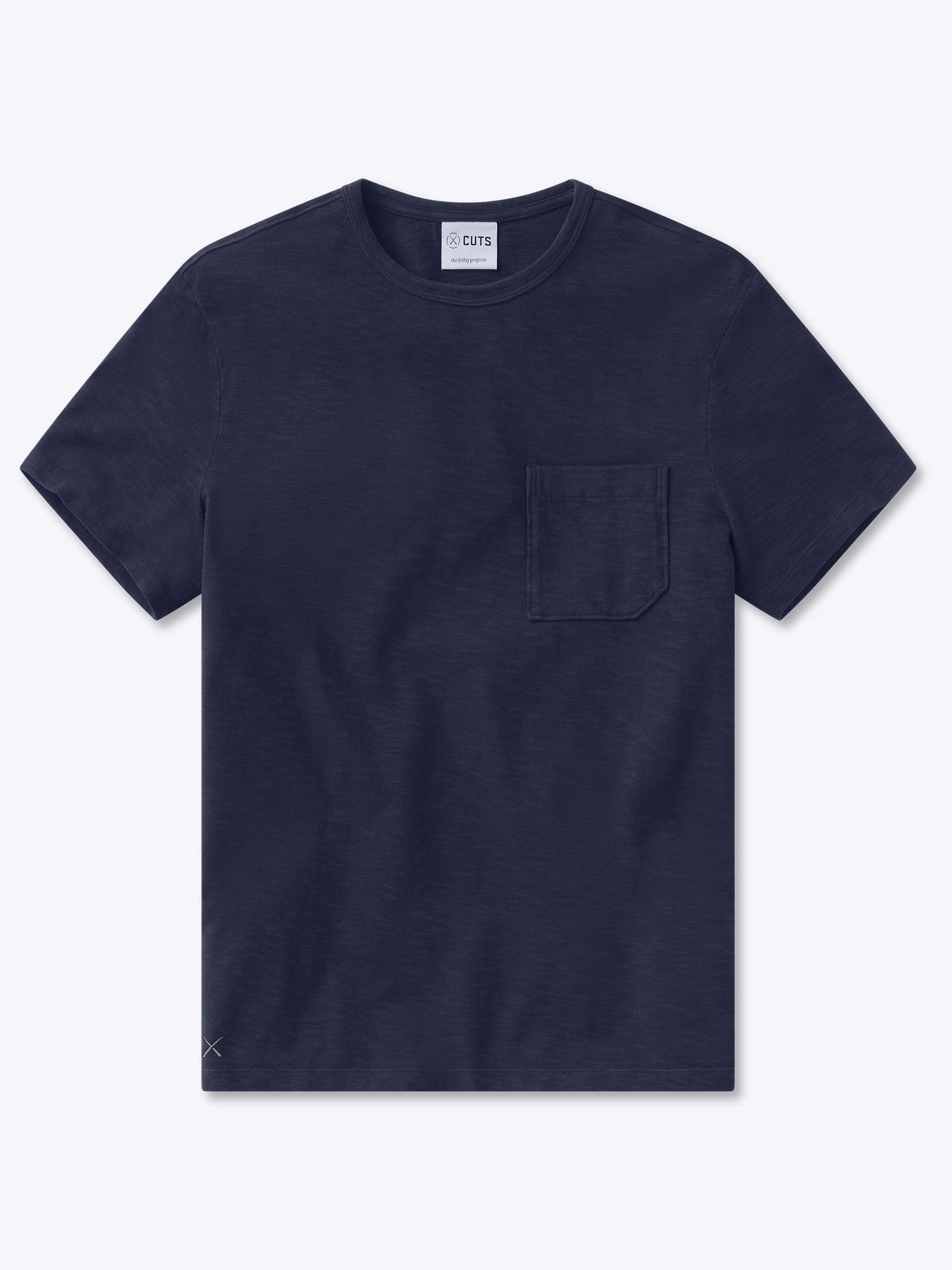 Riva Slub Tee | Pacific Blue Classic-Fit