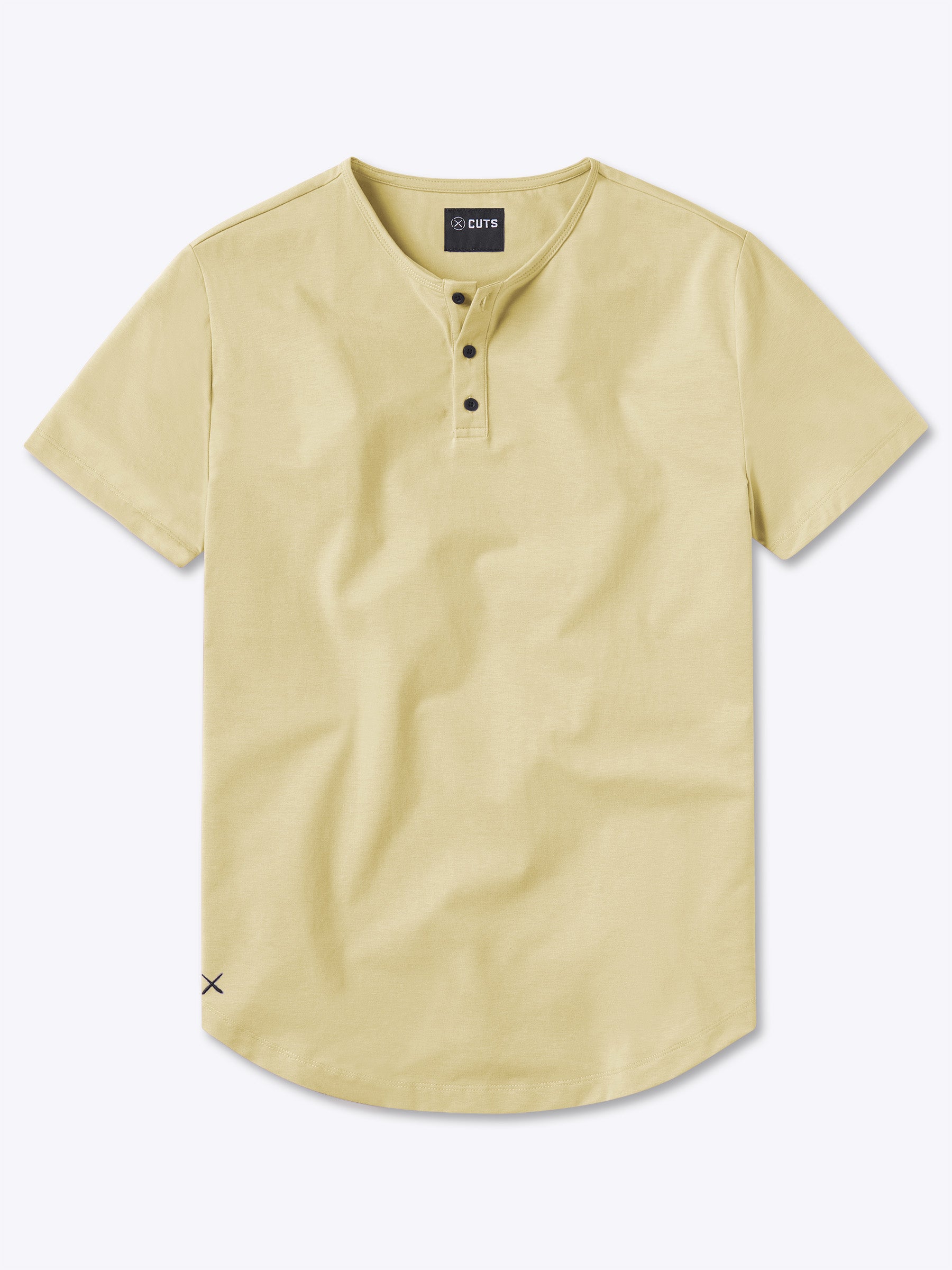 Image of AO Henley Curve-Hem | Reed Signature-fit PYCA Pro®