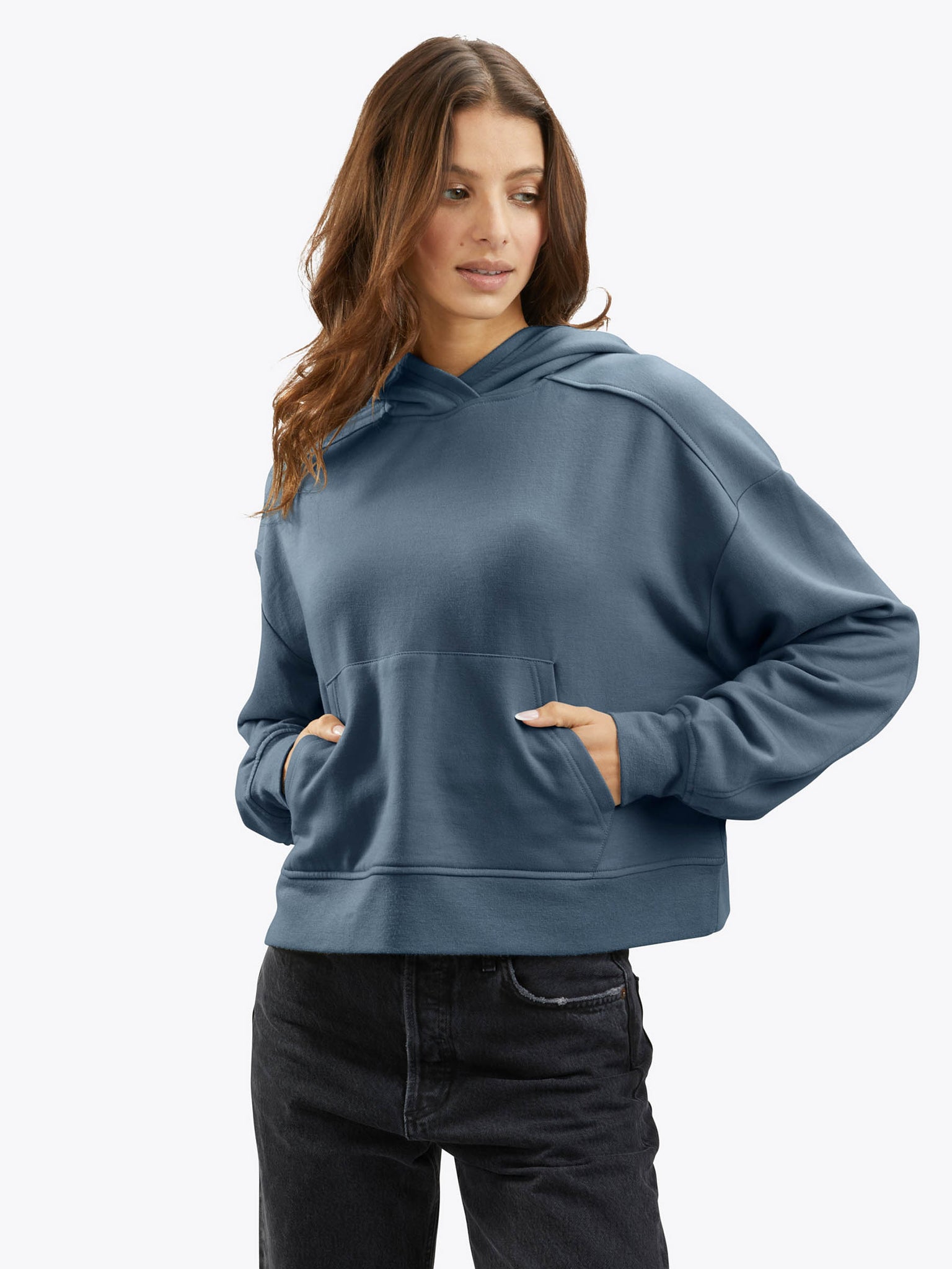 Mangel vos enthousiast Cloud-Fleece™ Pullover Hoodie | Petrol Relaxed-Fit