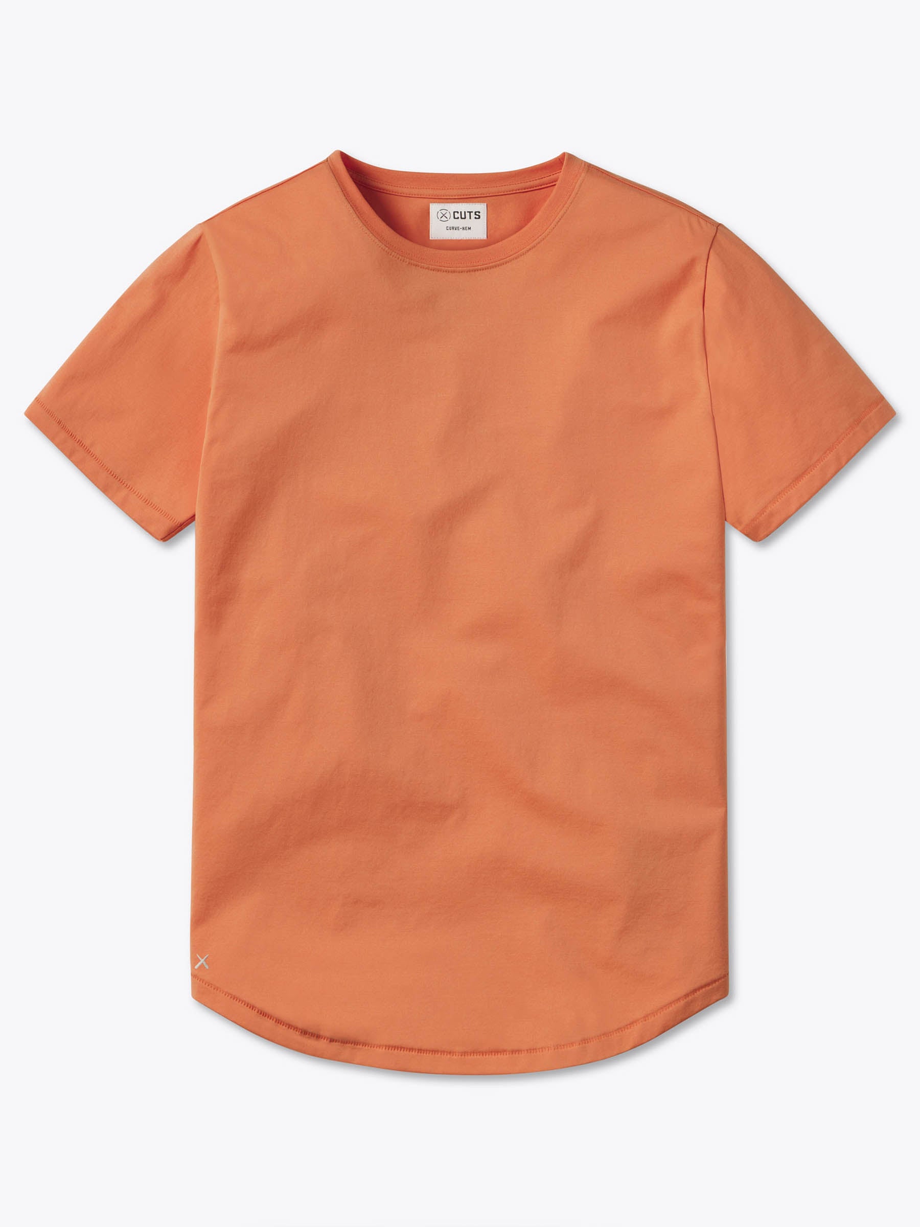 Image of Pima Curve-Hem Tee | Adobe Signature-fit Pima Cotton