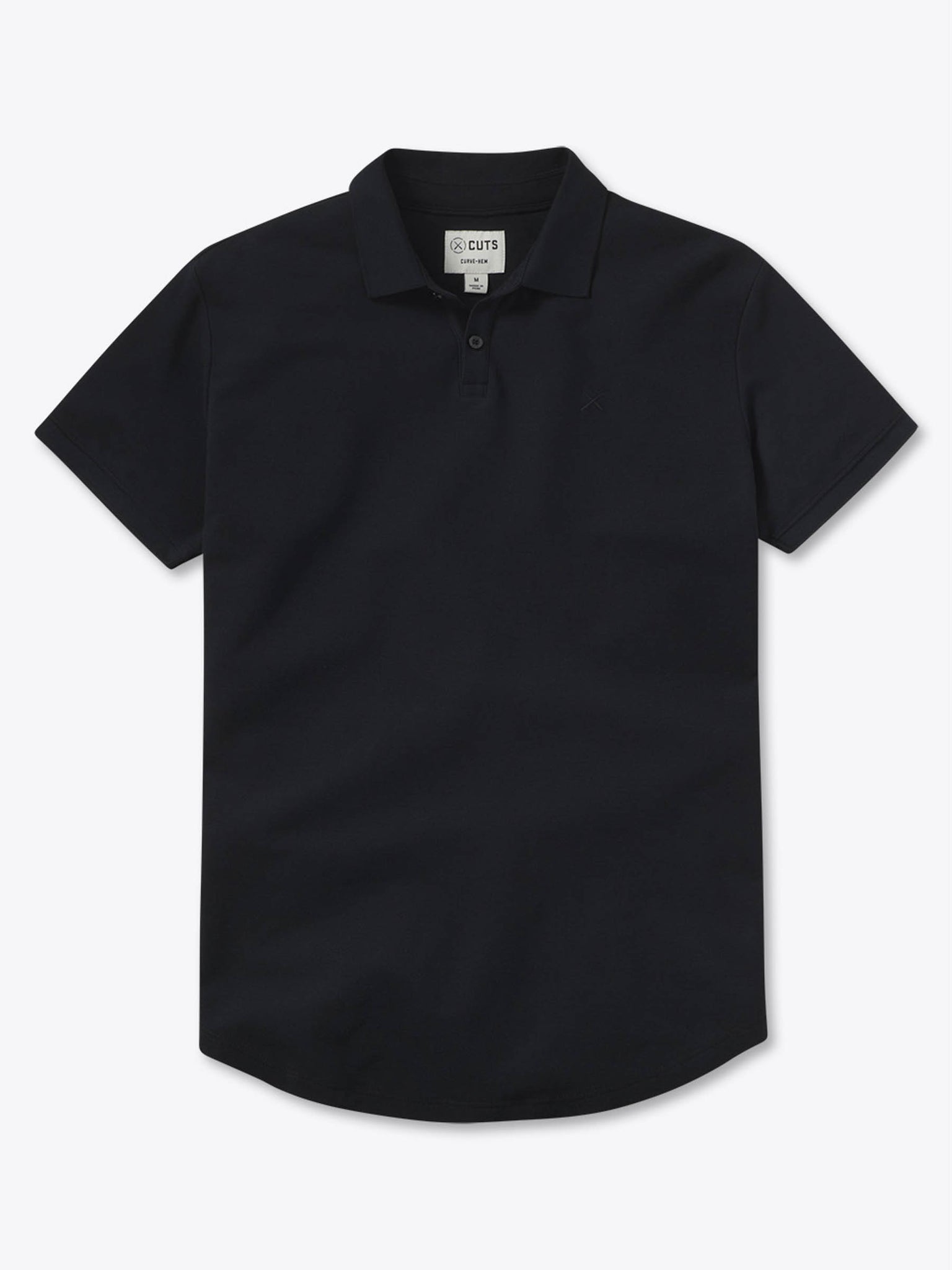 Prestige Polo | Black Signature-fit Pima Cotton