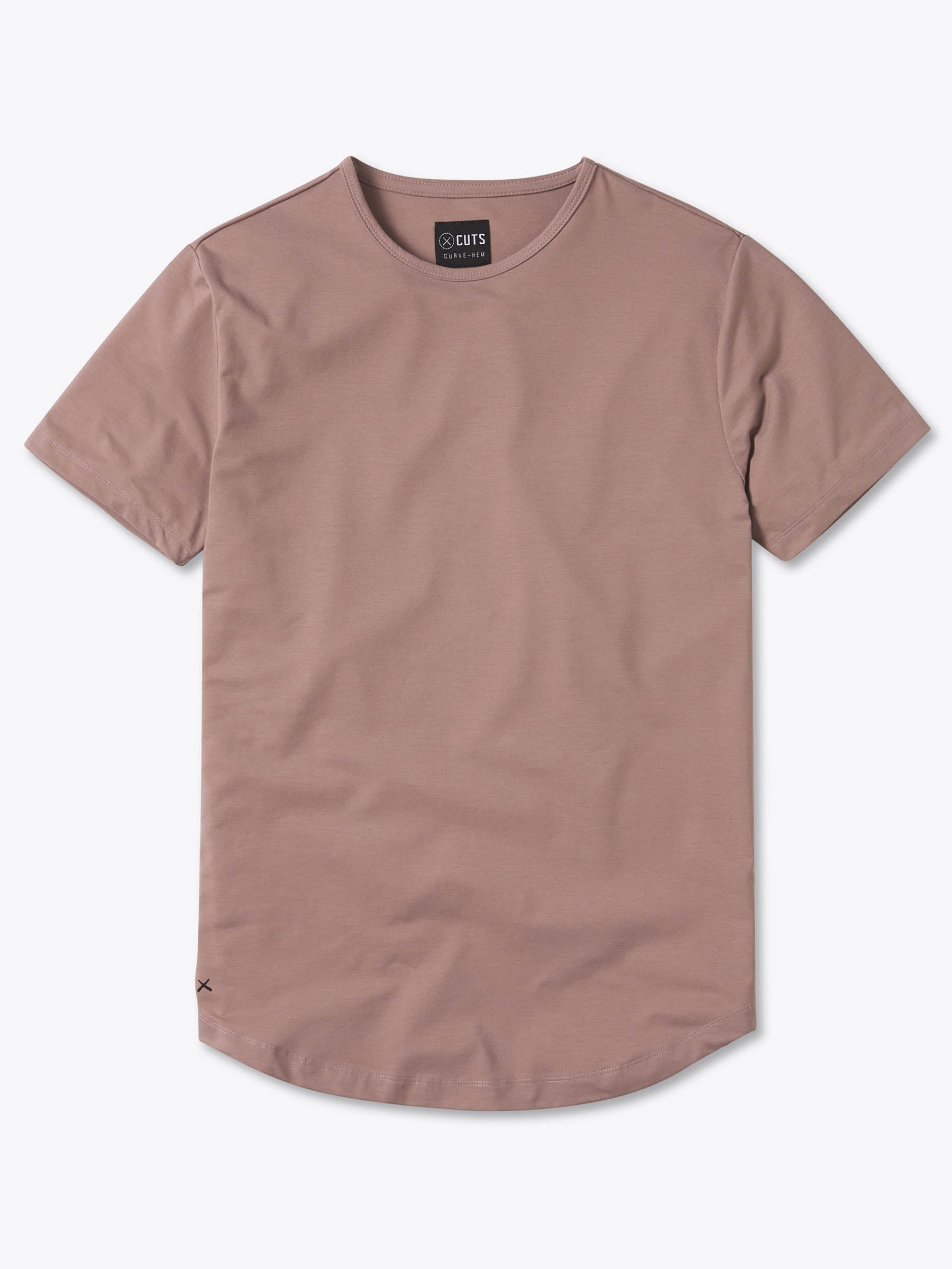 Image of AO Curve-Hem Tee | Mountain Mist Signature-fit PYCA Pro®